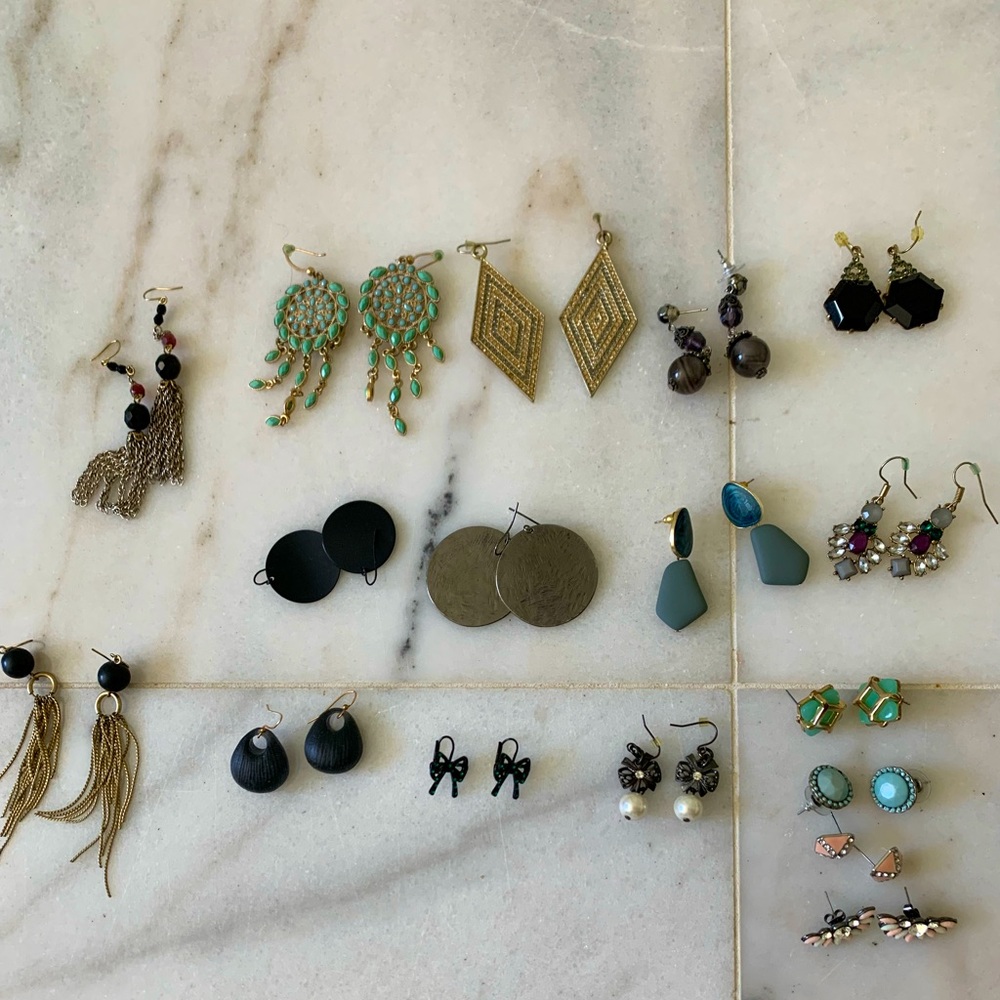 Assorted earrings
